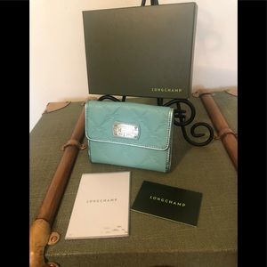 NIB Longchamp Compact Leather Wallet